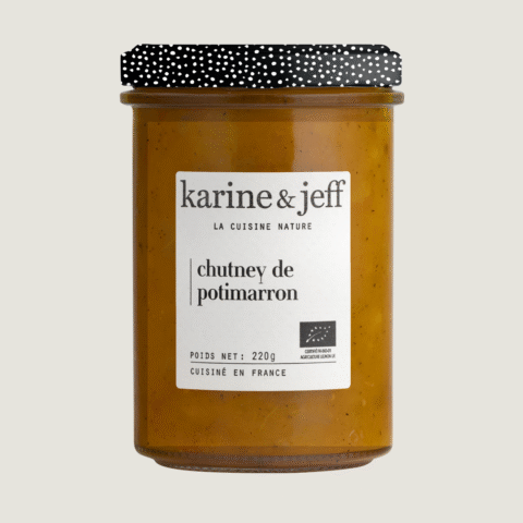 Chutney van rode kuri-pompoen