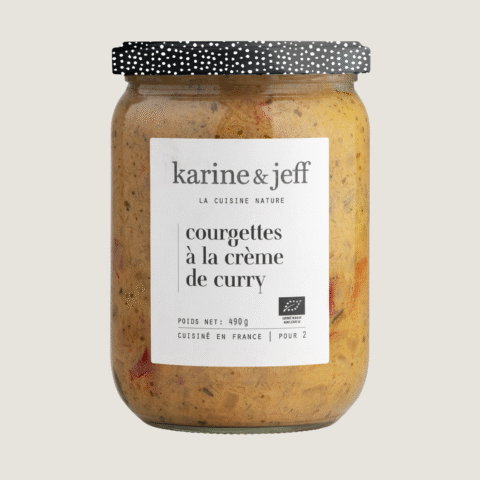 Courgettes in currycrème