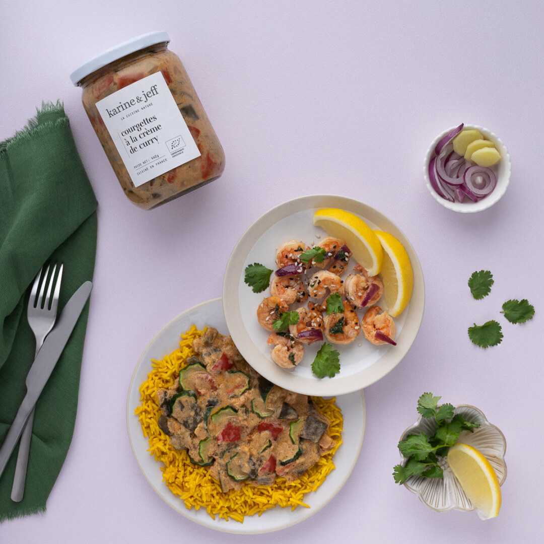 Courgettes in currycrème (2)