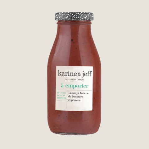 Koude soep van rode biet en appel 0,25 L