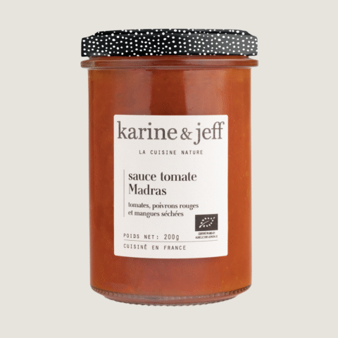 Madras tomatensaus - tomaten, rode paprika en gedroogde mango