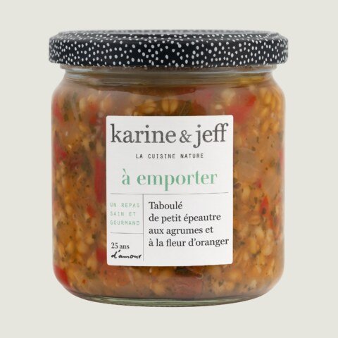 Tabouleh van eenkoorn met citrus en oranjebloesem